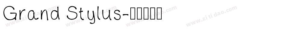 Grand Stylus字体转换